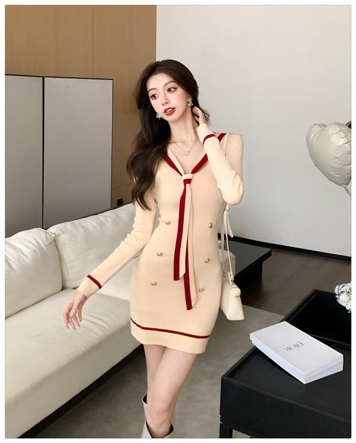 【dress】ニットワンピース　M26556