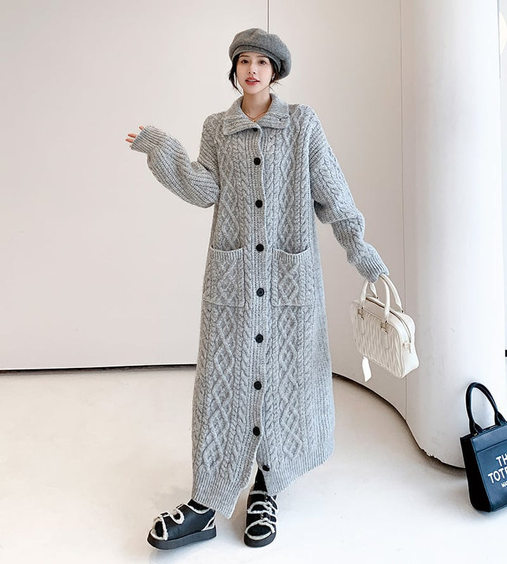 【dress】ロングニットワンピース　N2187