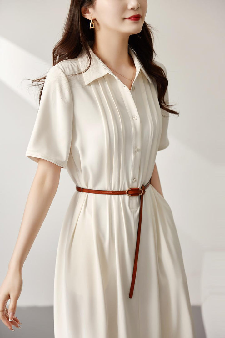 【dress】女性力を高める～エレガントシャツワンピース　M16853