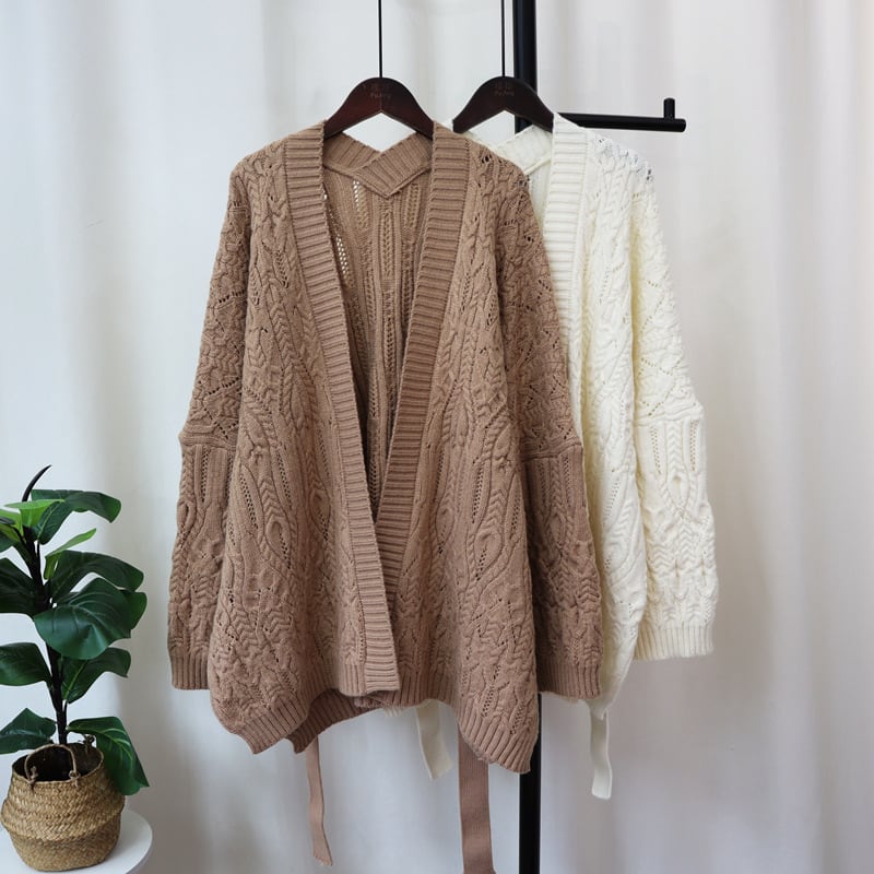 【outer】ニットカーデ　M25529