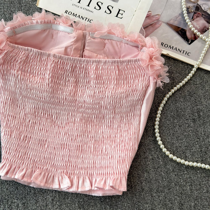 【tops】立体フラワーベアトップ　M23934