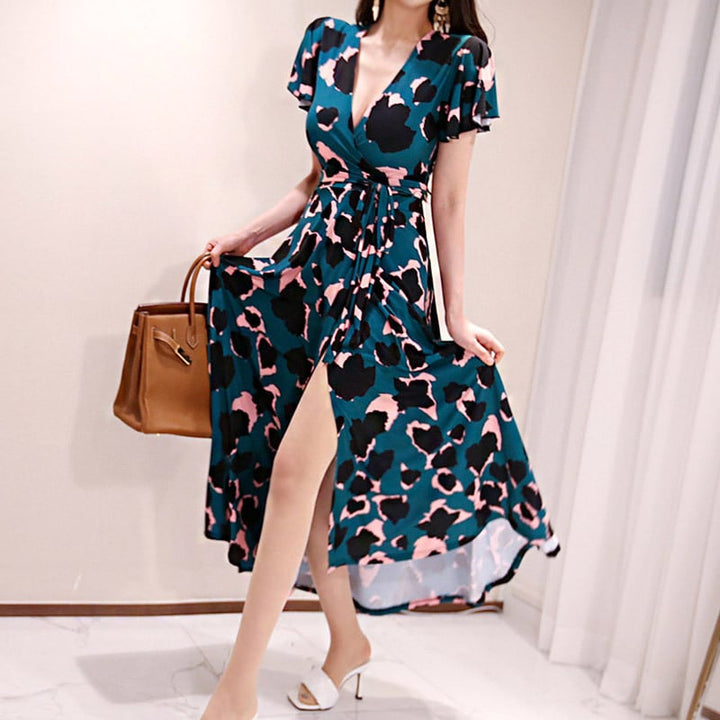 【dress】プリントワンピース　M22582