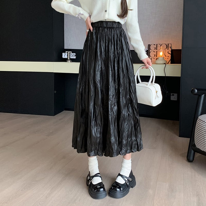 【bottoms】ロング丈スカート　M25630