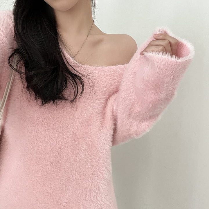 【tops】Vネックニットセーター　M26676