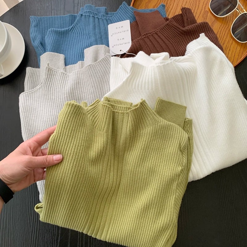 【tops】ニットトップス　M26521