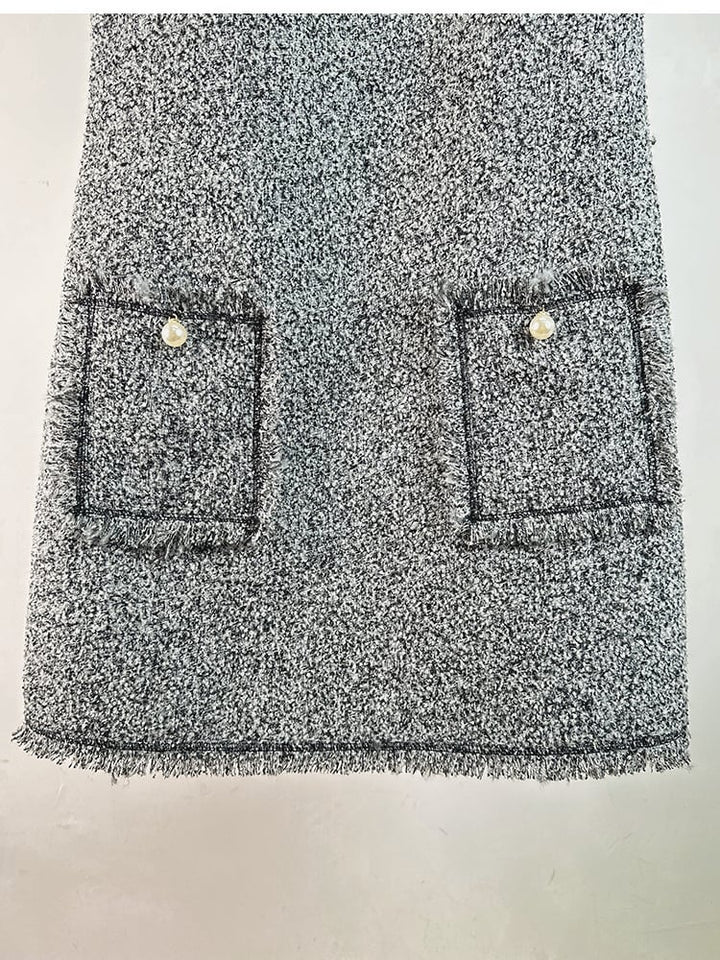 【dress】ツイードベストワンピース　M27625