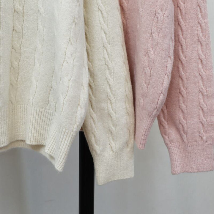 【tops】ファスナーニットセーター　M26849