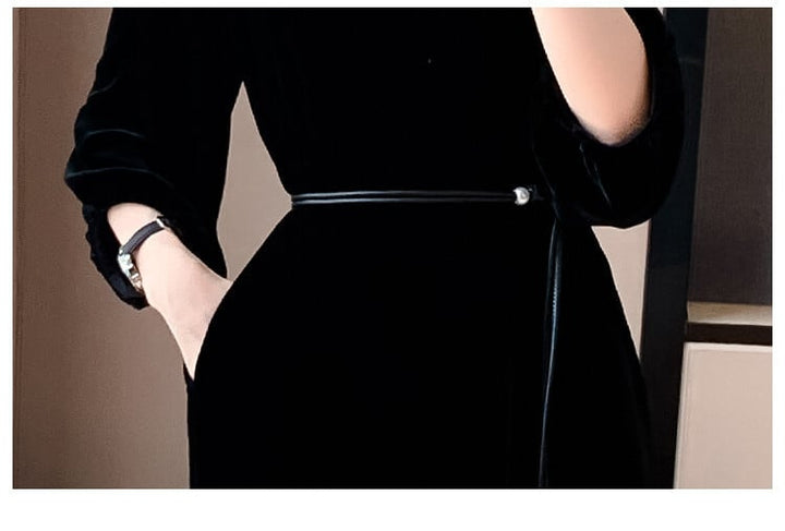 【dress】レース切り替ワンピース　M26931