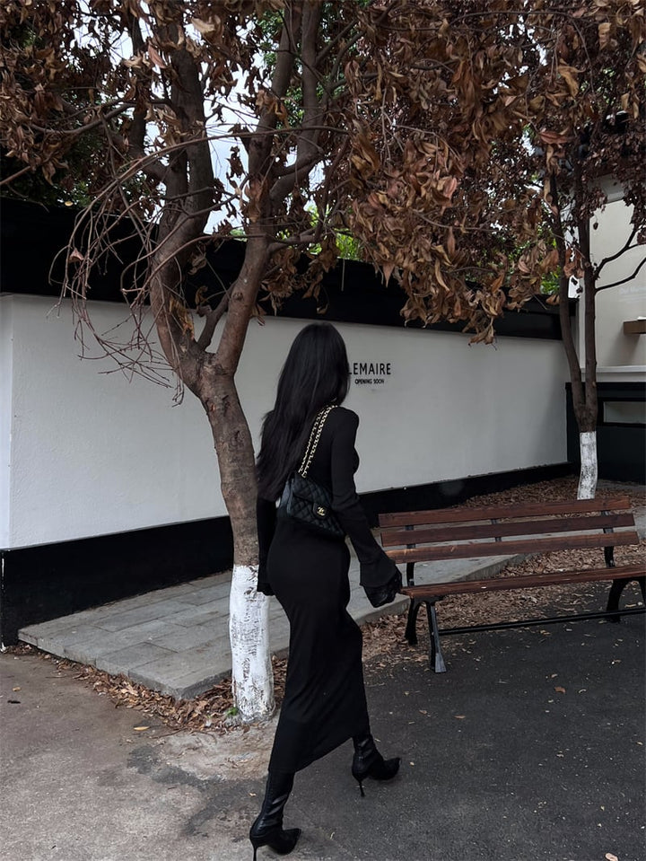 【dress】レース切り替えワンピース　M27846
