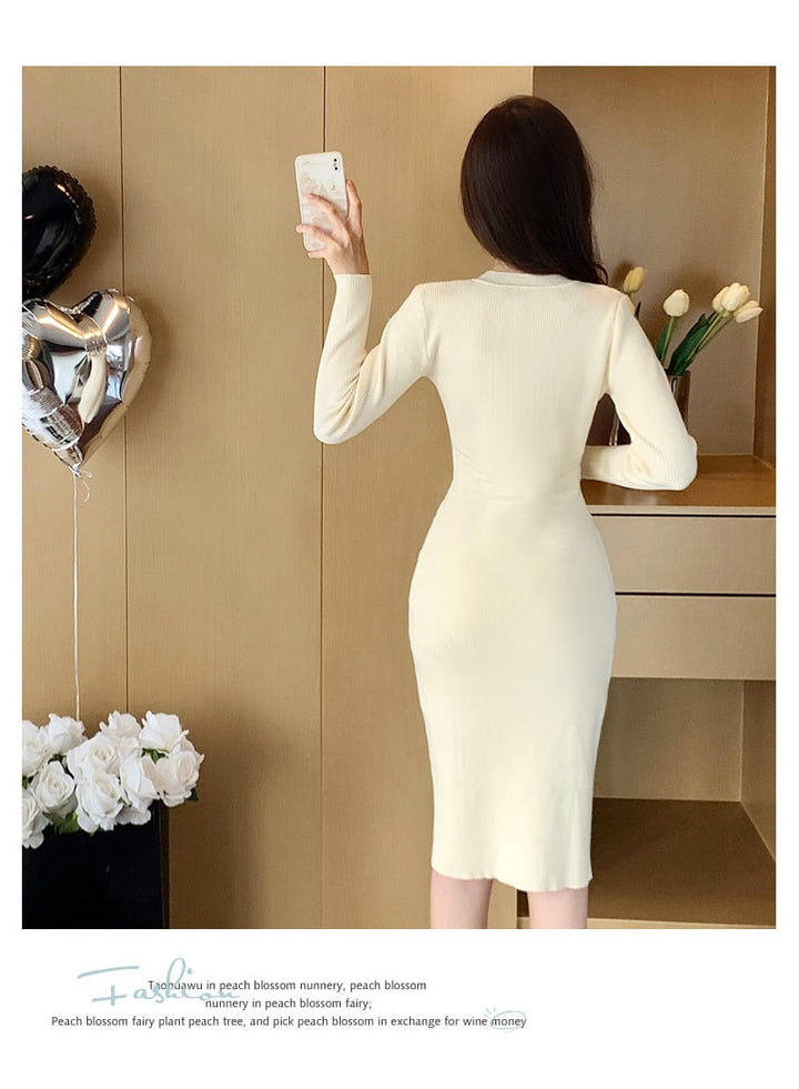 【dress】ニットワンピース　M28422