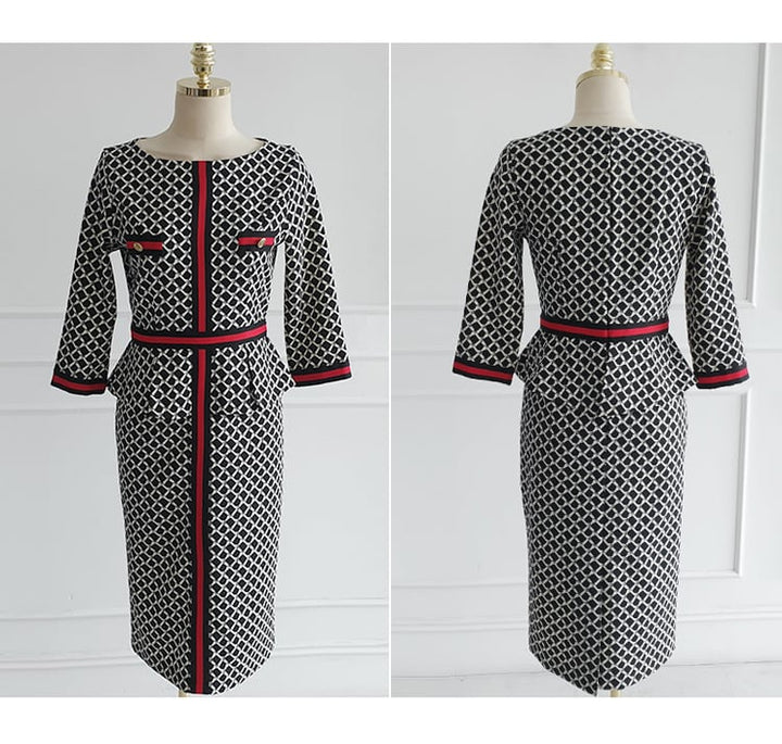 【dress】プリントワンピース　M24908