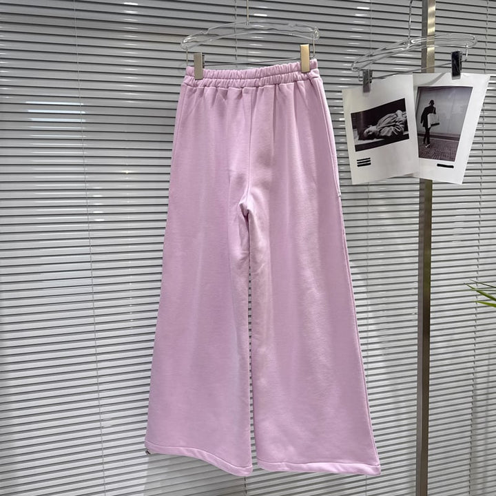 【set】ファー付きジップアップパーカー×裏起毛スカッツセット Q7510