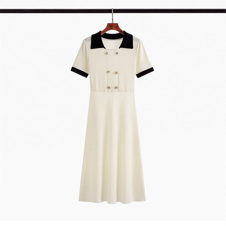 【dress】薄手ニットワンピース　M29745