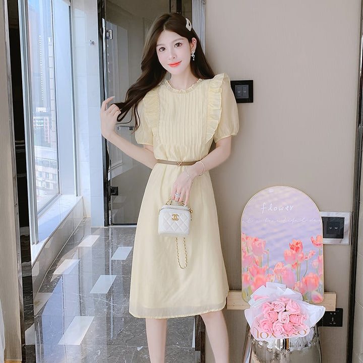 【dress】細身効果抜群♪エレガントデートワンピース　M17294