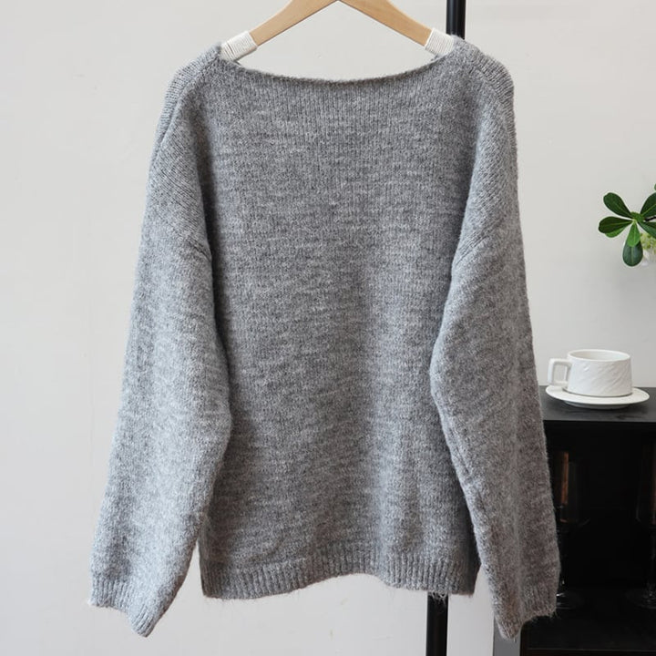【tops】スパンコール付きニットトップス Q7194