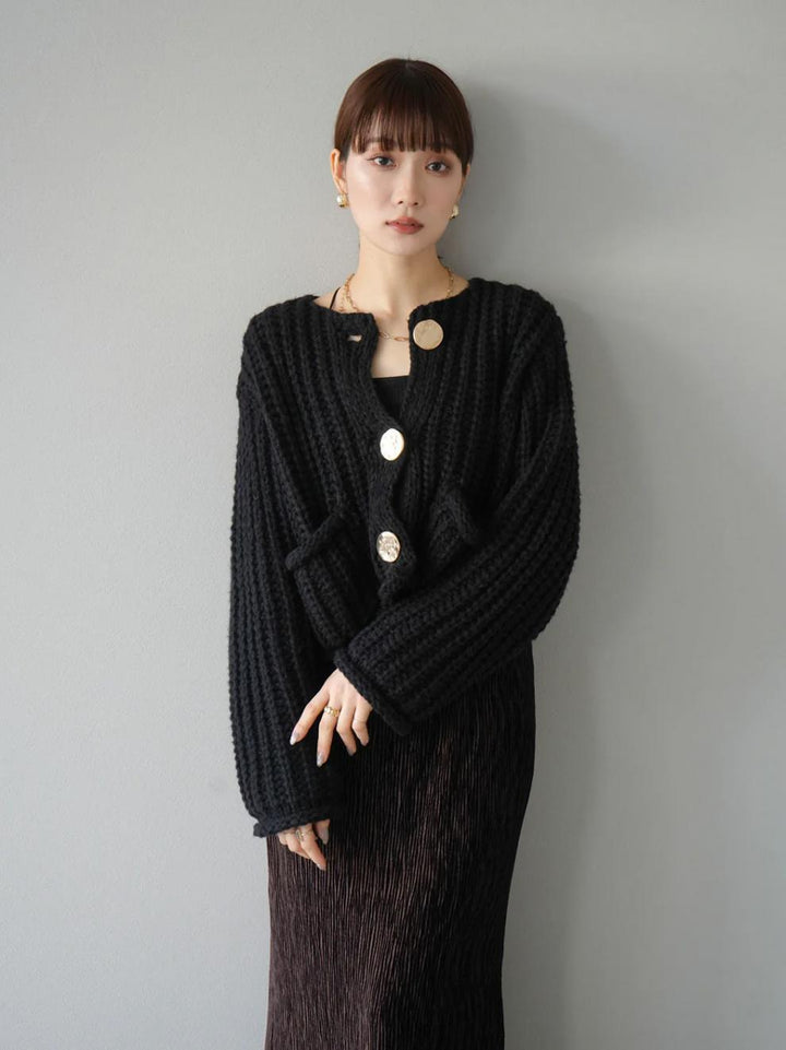 【outer】ニットカーデ　M27613