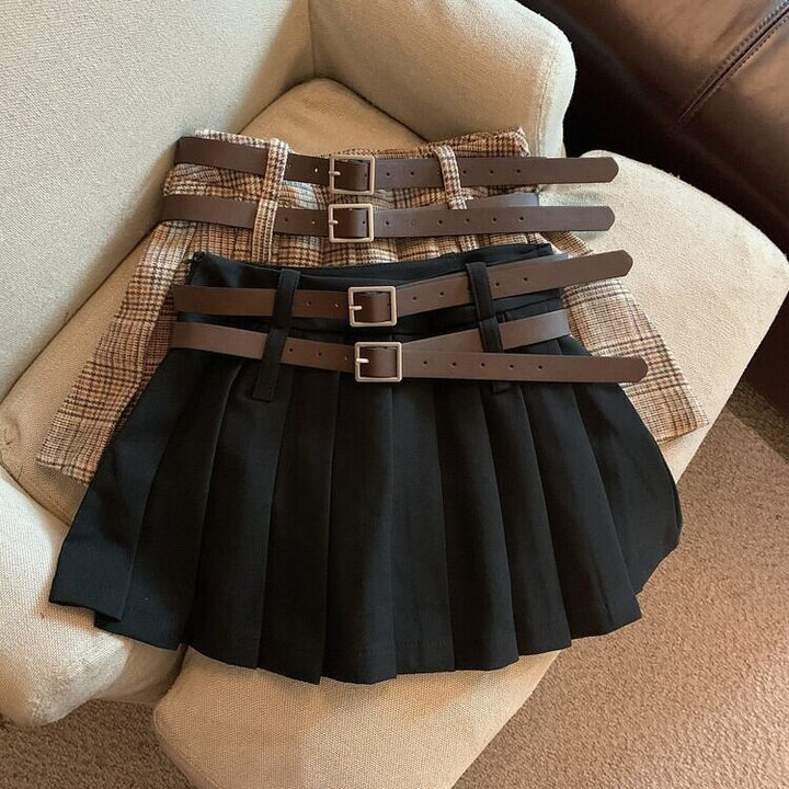 【bottoms】プリーツスカート　M27357