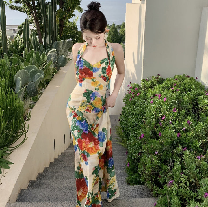 【dress】ホルターネックワンピース　M25293