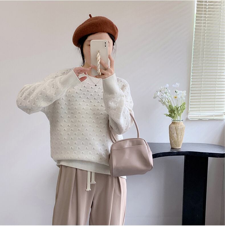 【tops】ニットセーター　M19015