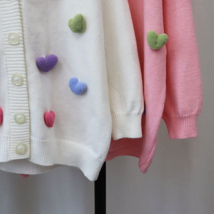 【outer】Vネックニットカーデ　M26029