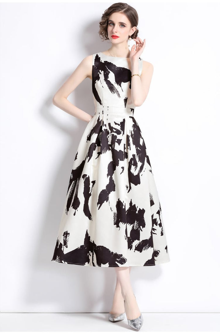 【dress】人気上昇中 ファッションノースリーブワンピース　M17449