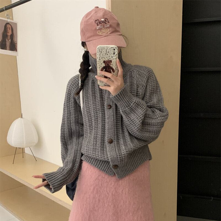 【outer】ニットカーデ　M27151