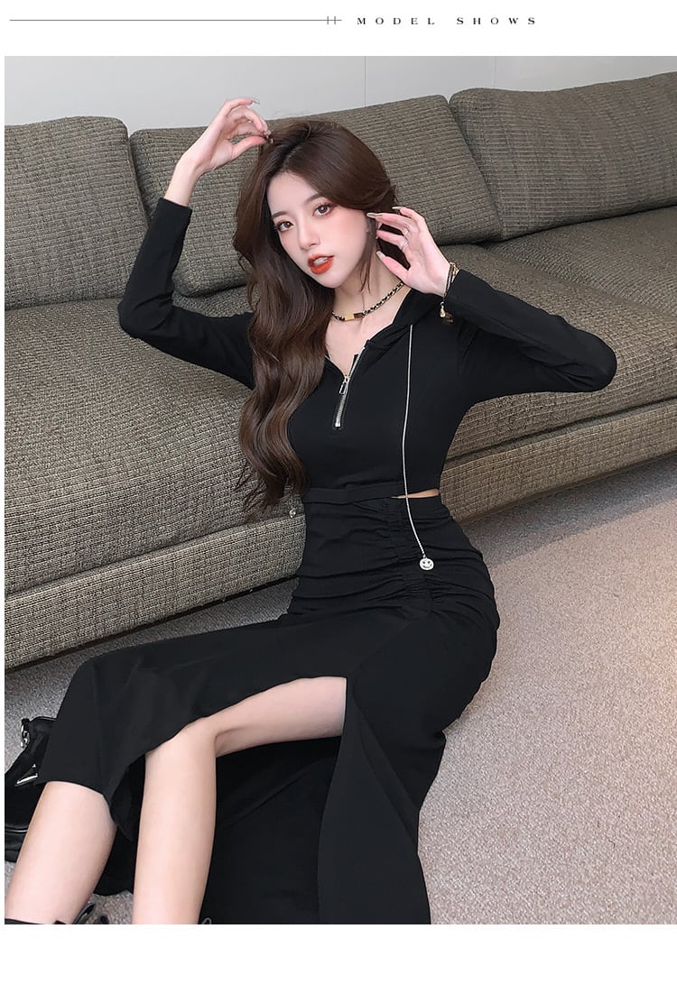 【dress】フード付きワンピース　M26654