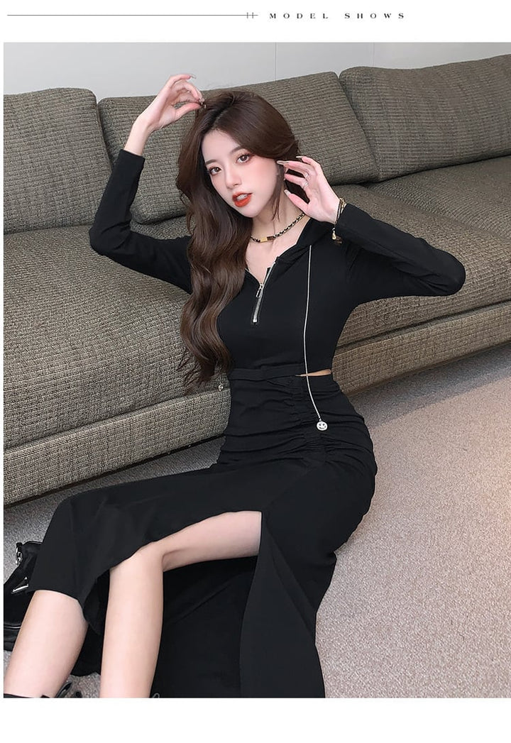 【dress】フード付きワンピース　M26654