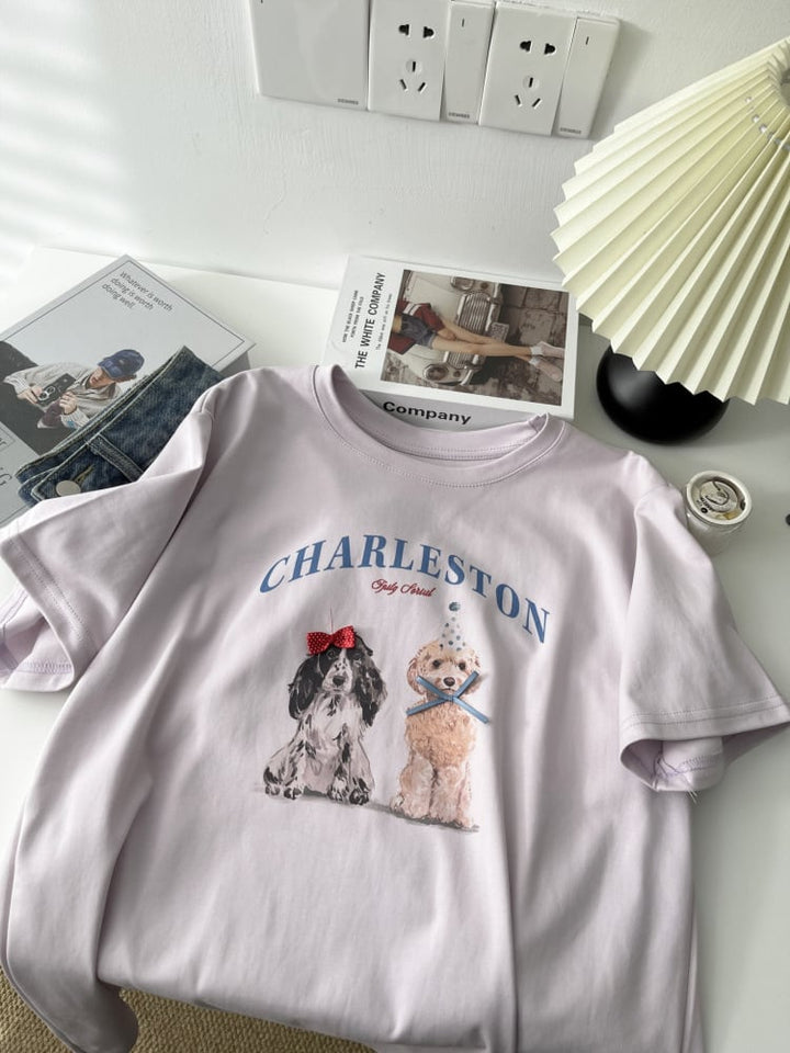 【tops】カートゥーンTシャツ　M29929