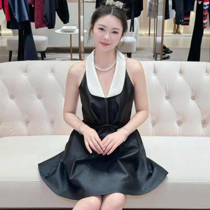 【dress】リボンミニワンピース　N3532