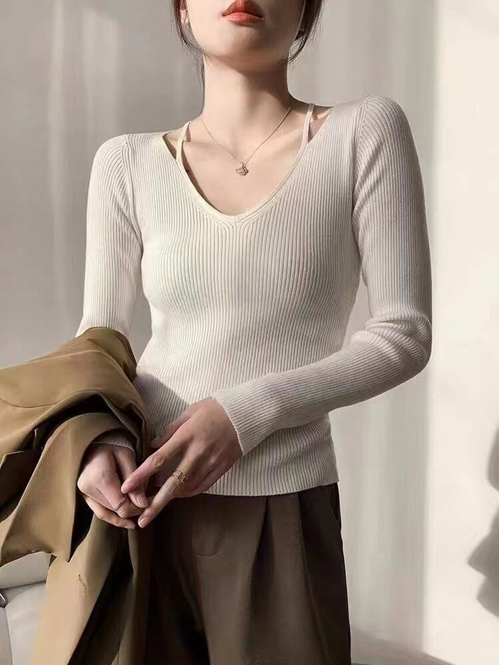【tops】ニットトップス　M28627