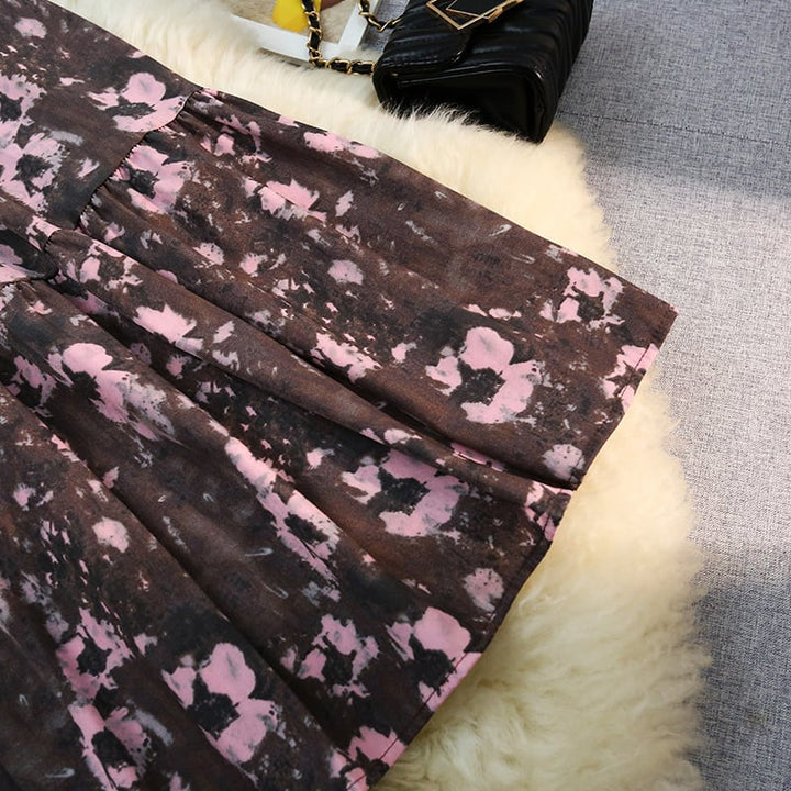 【bottoms】プリントスカート　M23941