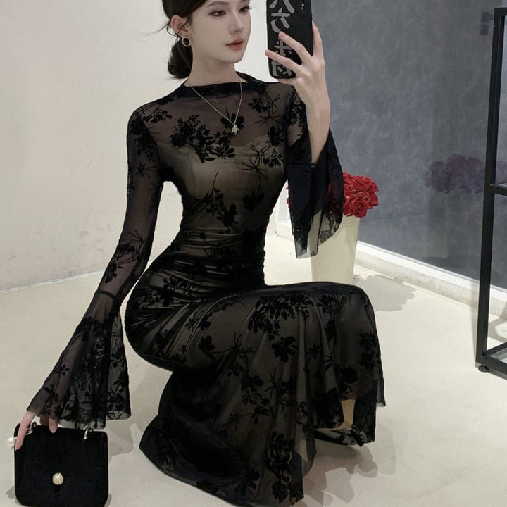 【dress】マーメイドワンピース　M26643