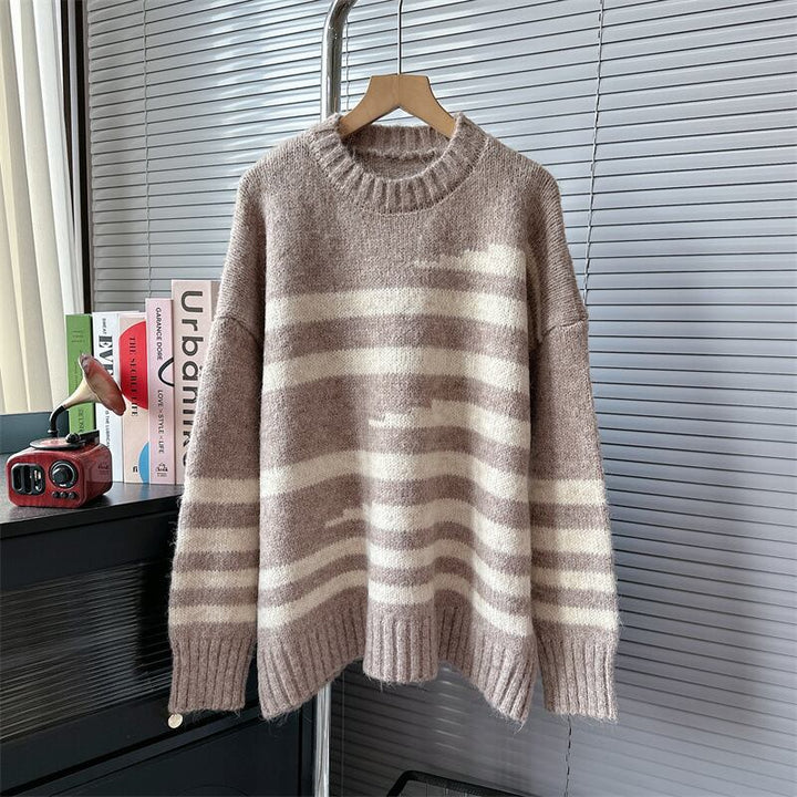 【tops】クルーネックニットセーター　M18800
