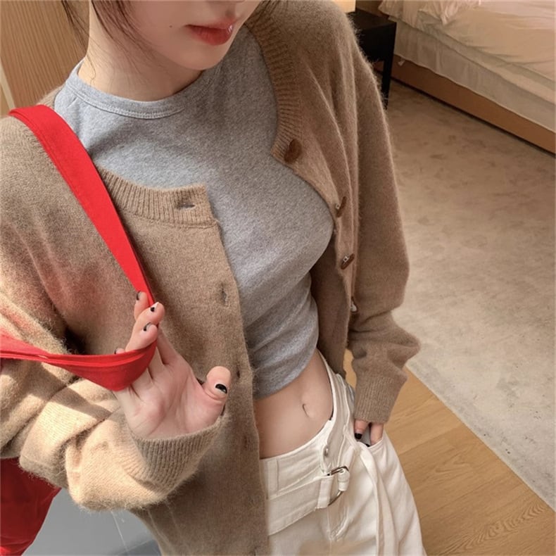 【outer】人気ニットカーデ　N2691
