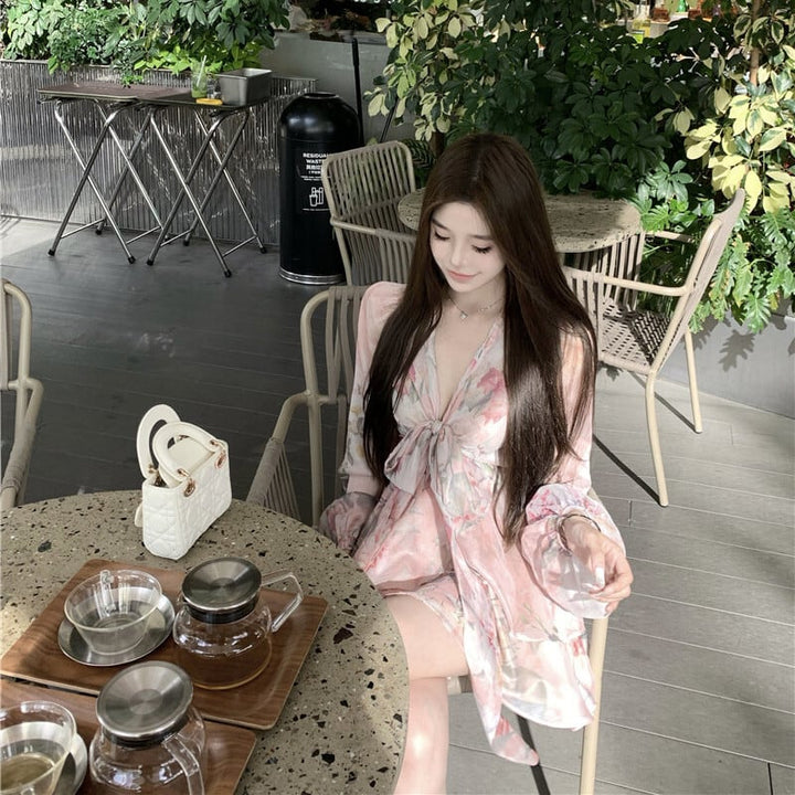 【dress】プリントワンピース　M24841