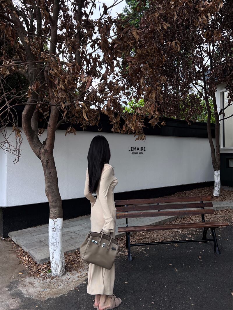 【dress】レース切り替えワンピース　M27846