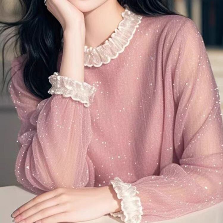 【tops】ドッキングブラウス　M29672