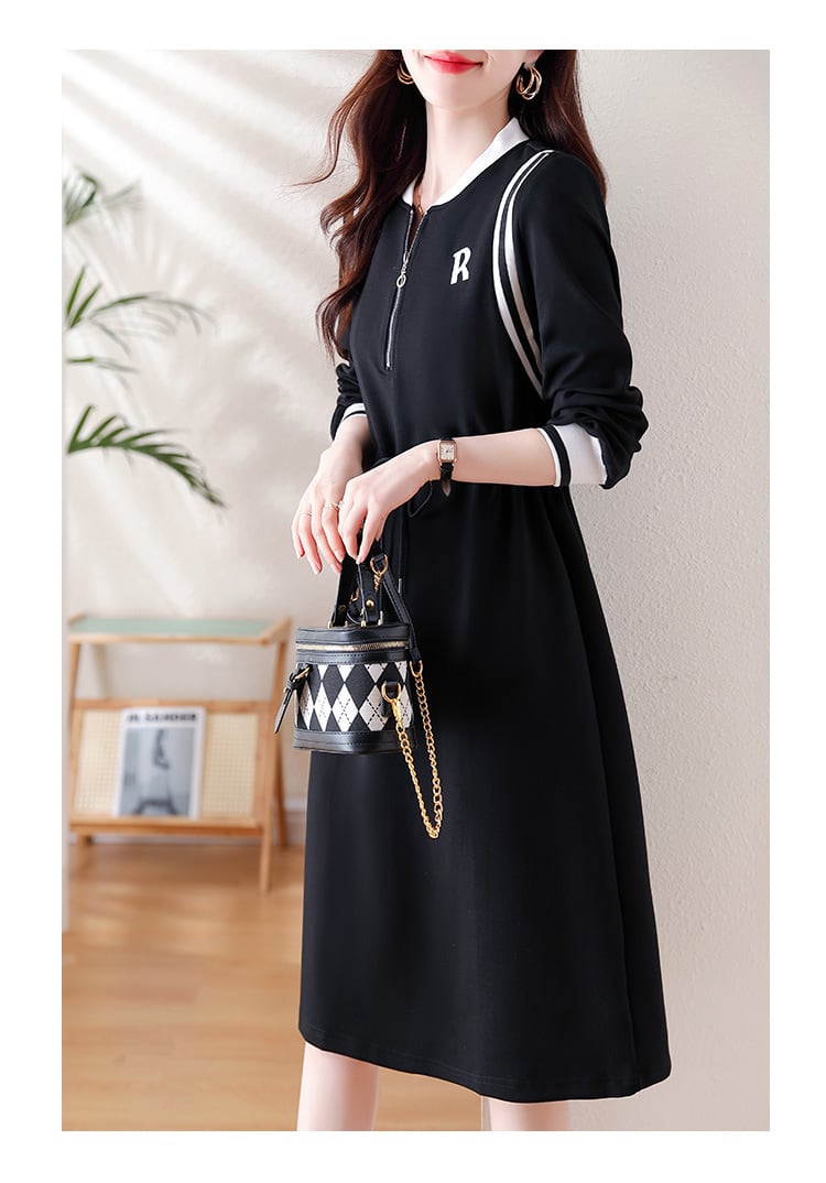 【dress】ファスナーワンピース　M21352