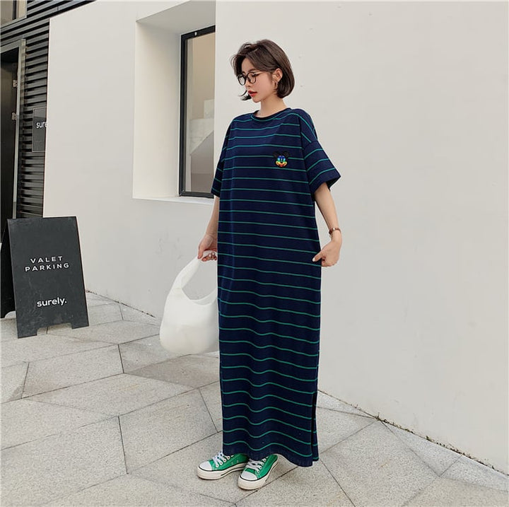 【dress】ボーダー柄ワンピース　M24960