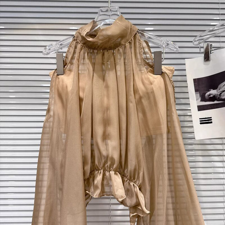【tops】オープンショルダーシフォントップス Q8102