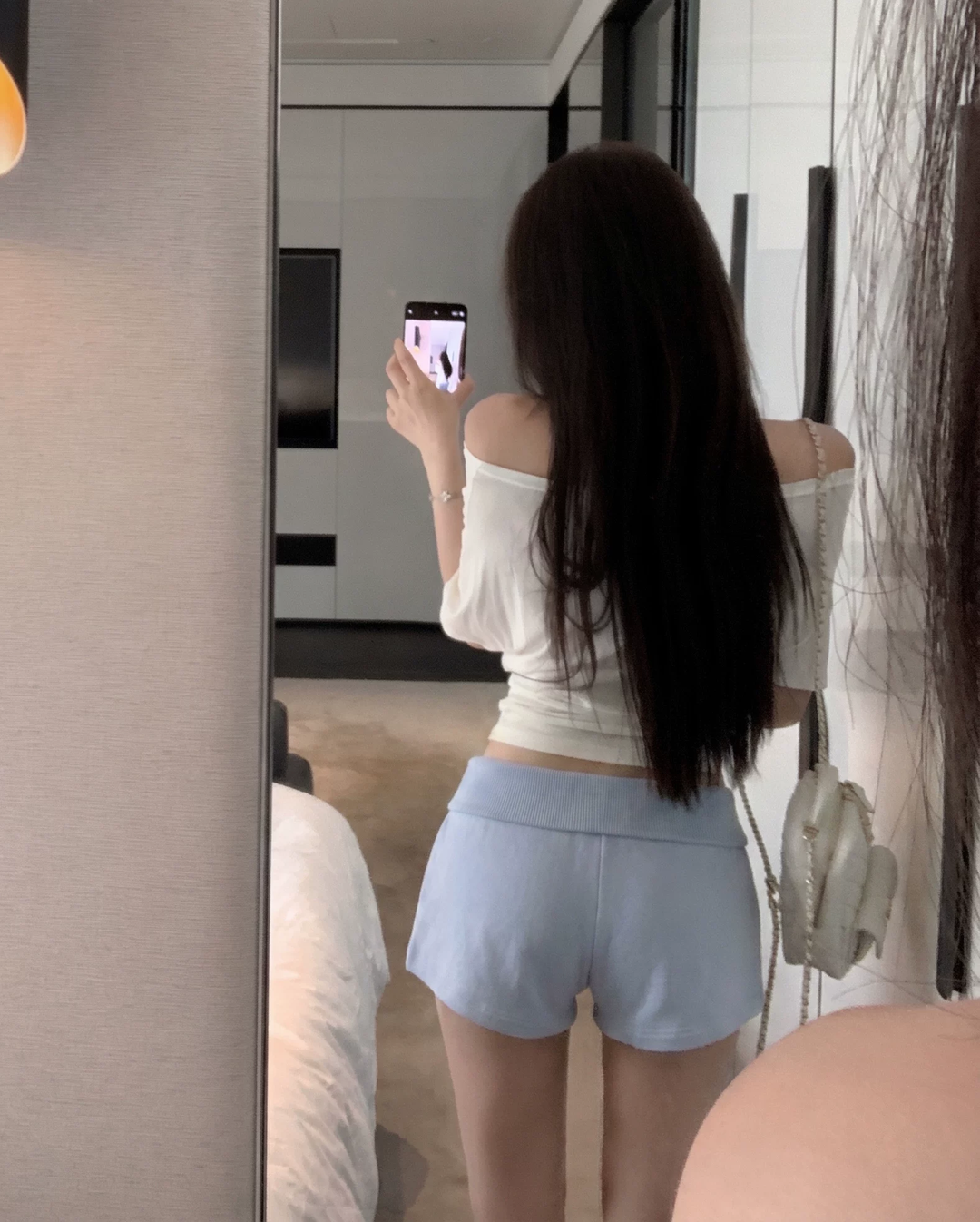 【bottoms】スポーツ風ショートパンツ Q8611