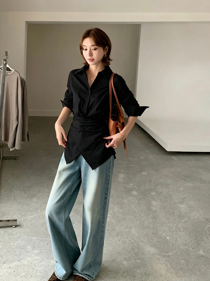 【tops】2WAYクロスシャツ Q9042