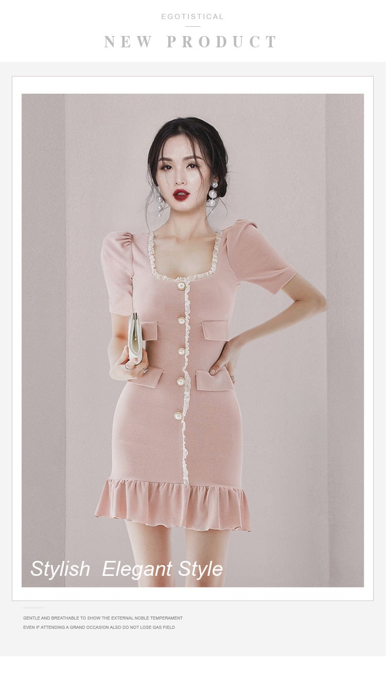 【dress】気質満点 エレガントオシャレデートワンピース　M16988