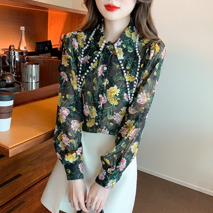 【tops】人気を独占中 エレガントシャツトップスオシャレ　M17253