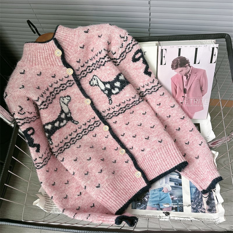 【outer】ニットカーデ　M28153