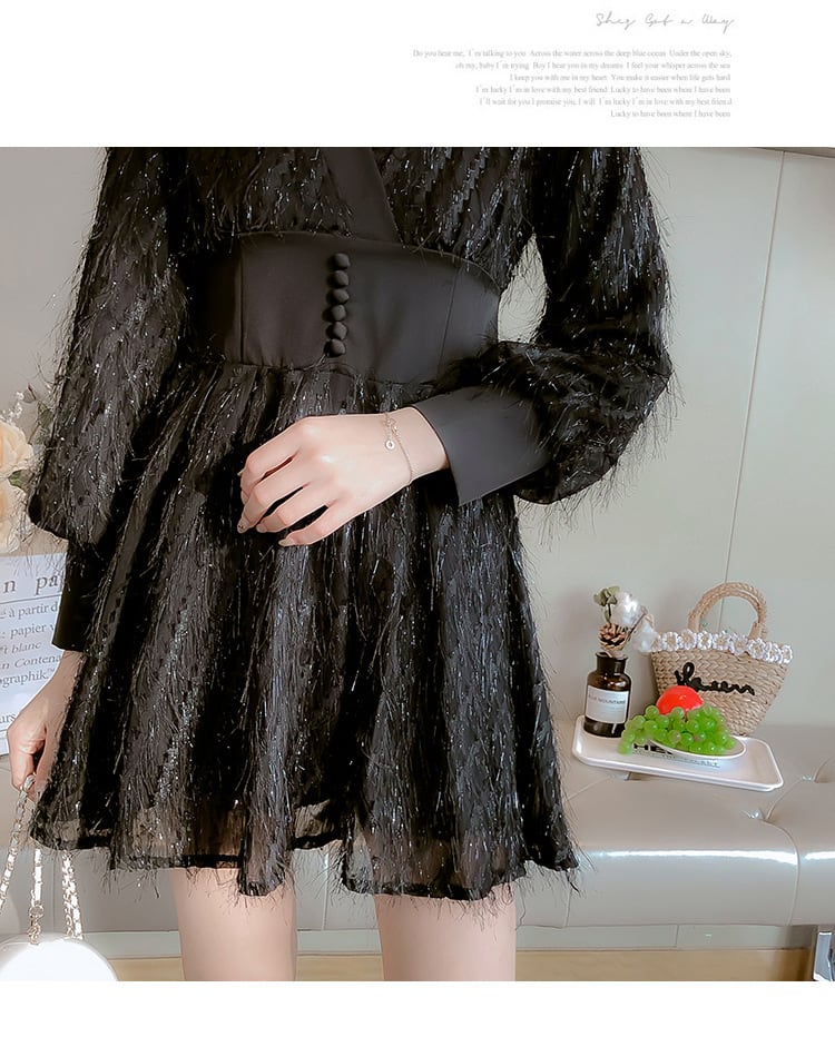 【dress】デートワンピース　　M25354