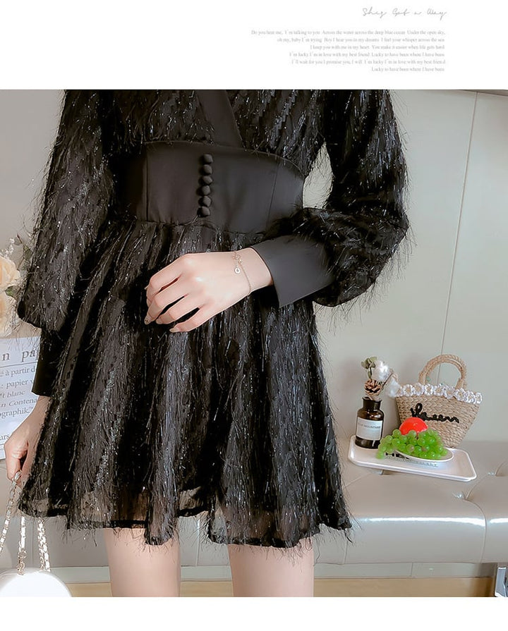 【dress】デートワンピース　　M25354