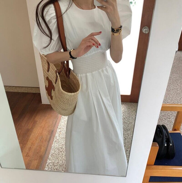 【dress】パフスリーブワンピース　M29779