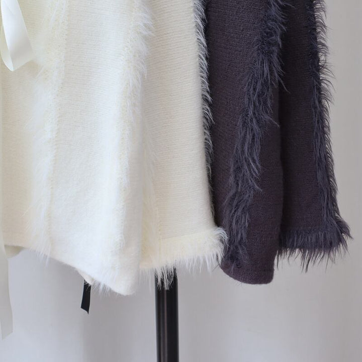 【outer】Vネックニットカーデ　M27034